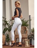 Fitted white denim pants 330 - Online store - Boutique